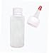 2oz Multi-use Plastic Squeeze Bottles 12/pk Yorker Caps and 6 Long Replacement Over-caps Cake Decorating Paint Crafts Condiments 2 oz 60ml LDPE