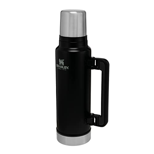 Stanley 1913 Classic Legendary Thermosflasche 1.4L - Thermos Hält 40 Stunden Heiß Oder Kalt - Edelstahl Thermoskanne - BPA-Frei - Spülmaschinenfest - Matte Black thumbnail 1