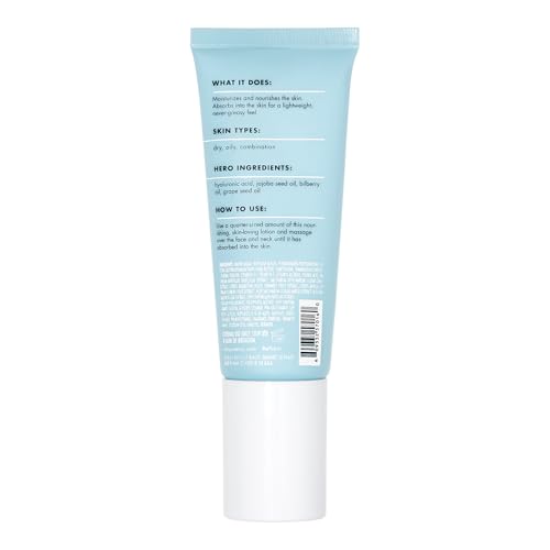 e.l.f. SKIN Holy Hydration! Daily Hydration Moisturizer, Ultra-Hydrating Formula, Infused with Aloe, Jojoba Oil & Shea Butter, Vegan & Cruelty-Free, 2.53 Fl Oz