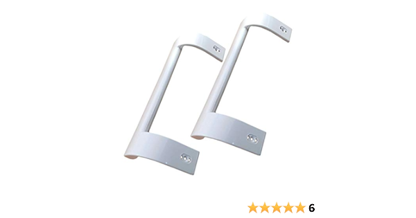 ELECTROTODO Conjunto tiradores para frigorífico Beko Saivod - 2 UNIDADES COLOR BLANCO -
