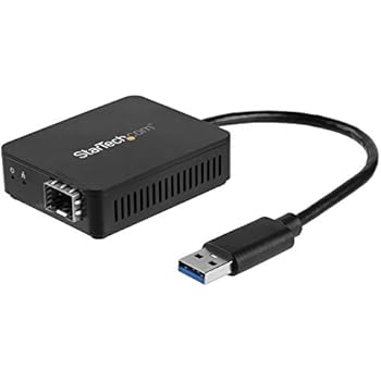 StarTech.com USB to Fiber Optic Converter - Open SFP - 1000BASE-SX/LX - Windows/Mac/Linux - USB 3.0 Ethernet Adapter - Network Adapter (US1GA30SFP)