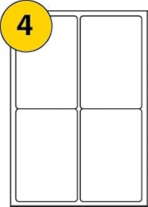 Printable Labels 4 Per Page