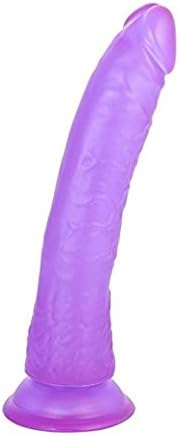Vakalen 8.3" Realistic Di-l-d-O Massager with Suction Cup Discreet Package-Purple