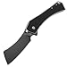 Eafengrow EF331 Folding Knife ,D2 Blade Black G10 Handle with Clip,Outdoor Tool Tactical Camping Knife(No Lock)