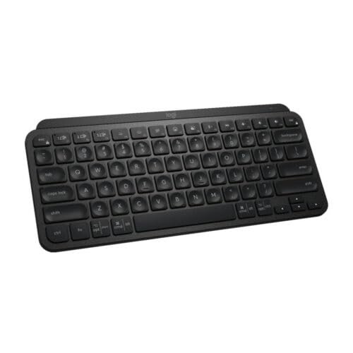 Logitech MX Keys Mini Minimalist Wireless Illuminated Keyboard, Compact, Bluetooth, Backlit, USB-C, Compatible with Apple macOS, iOS, Windows, Linux, Android, Metal Build - Graphite