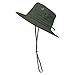 OMECHY Waterproof Outdoor Bucket Mesh Hat Summer UV Protection Sun Cap Boonie Fishing Camouflage Hat,Army Green