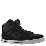 DC mens Pure High-top Wc Skate Shoe, Charcoal