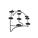 Minuteman International Contours Wrought Iron Hearth Fireplace Candelabra