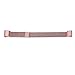 Fitbit Charge 2 Band, ALNBO Milanese Mesh Loop Stainless Steel Replacement Bracelet Strap with Strong Magnet Lock, Rose Gold