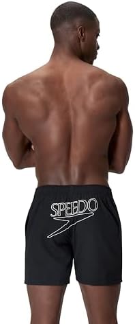 Classic Logo Volley 16" Short de Bain pour Homme, Noir, M