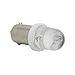 Partsam 6PCS BA9s Bayonet LED Light Instrument Panel Dash Gauge Cluster Indicator Bulbs, White