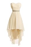 Chengzhong Sun Women High Low Lace Up Prom Party Homecoming Dresses