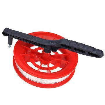Outdoor Recreation Kite - Fire Kites Reel Winder Wheel Handle 100M Twisted String Line Toys - 1 X Fire Wheel Kite Winder by Vuantu