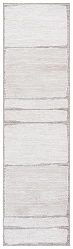 SAFAVIEH Northport Collection Area Rug - 2'2" x 8' Runner, Ivory & Beige, Non-S…