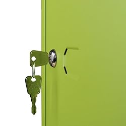 Bisley Personal Stacking Steel Cube Lockers, Green