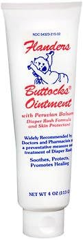Flanders Buttocks Ointment - 4 oz, Pack of 3