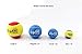 Midlee Happy Birthday Dog Tennis Balls (12 Pack) (Small, Blue)