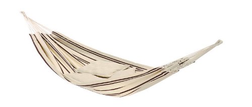 Recycled Cotton Single Brazilian Barbados Hammock by Byer of Maine (Cappuccino)