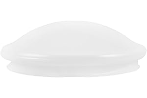 TOPPERFUN Acrylic Ceiling Fan Light Cover Replacement Dome Lamp Shade for Bedroom Living and Office