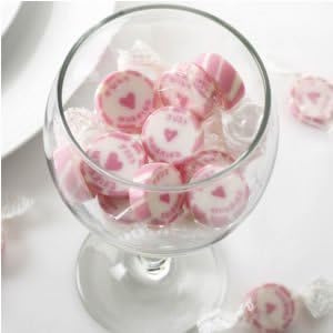 Csc Imports Just Married Pink Rock Sweets Pack 50 - Great Alternative Wedding Favours