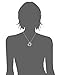 Blue Sapphire Gems Birthstone Necklace Love Hearts Engraved Pendant Jewelry Gifts for Women ,Sterling Silver Charm with18