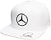 Mercedes AMG Petronas Lewis Hamilton Flatbrim Cap in White