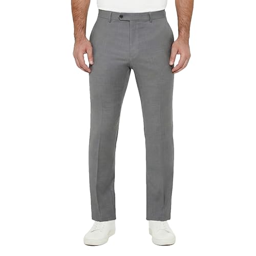 Tommy Hilfiger Mens Th Flex Modern Fit Separates Business Suit Pants Set, Pearl Grey, 40 US