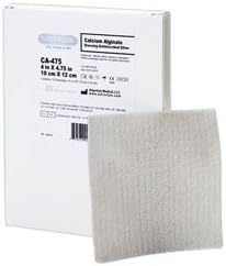 SRCA475 - Silverlon Antimicrobial Silver Calcium Alginate Dressing 4 x 4-3/4