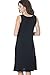 Bearsland Women's Sleeveless Maternity Dress Nursing Breastfeeding Dresses with Pockets