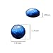 DROLE 100Pcs Printed Glass Dome Cabochons Gradient Color DIY Cabochon for Jewelry Making 12mm