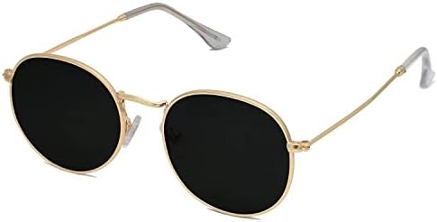 SOJOS Round Polygon Polarized Sunglasses for Women Men Retro  display picture 3