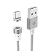 Magnetic Type-C Cable, iKNOWTECH Nylon Braided USB-C Charger Cable for Google Pixel/Pixel XL, Nexus 6P/5X, Moto Z/Z Play, OnePlus 3T/3/2, LG G5, HTC 10, Huawei P9/P9 Plus/Mate 9, Asus Zenfone 3 & More