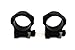 NightForce X-Treme Duty Ultralite 34 mm 6-Screw Hard Anodized Aluminum Gun Scope Rings Mounts, Set of 2, Black, 1.5