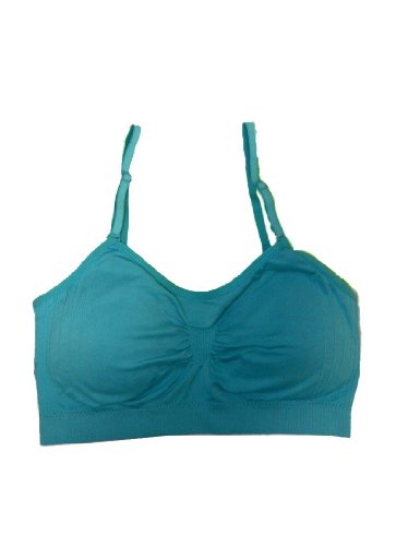 2 or 4 PACK: Seamless Removable Strap Bras,One Size,1 Pack: (1Pc.) Dark Teal