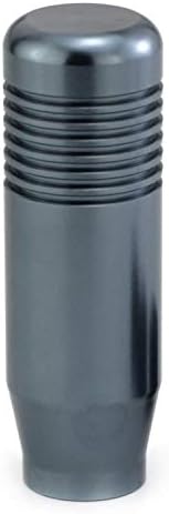Thruifo 3.35" Short Weighted Gear Car Knob, Aluminum Alloy Shift Stick Shifter Handle Fit Most Manual Automatic Transmissions, Gray