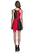 Lady Queen Women's Harley Quinn Scoop Skater Dress Clubwear Ball Party Skirt Size M Black Red