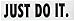 Nike Just Do It Logo Vinyl Sticker Decal-Black-4 Inch