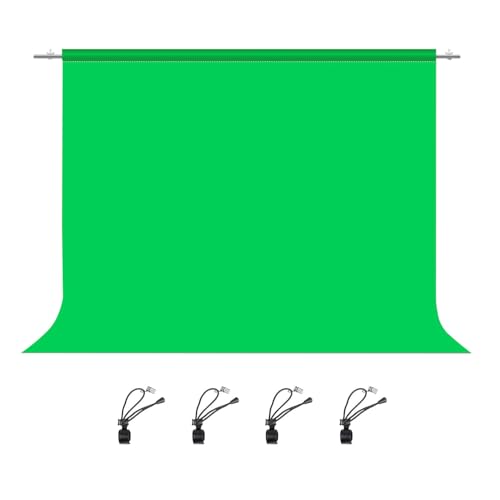 PULUZ Green Screen Backdrop with Clip