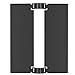 Andoer Metal Adjustable Barn Door for Portable Handheld 516pcs LED Magic Tube Light and Same Size Handheld LED Light
