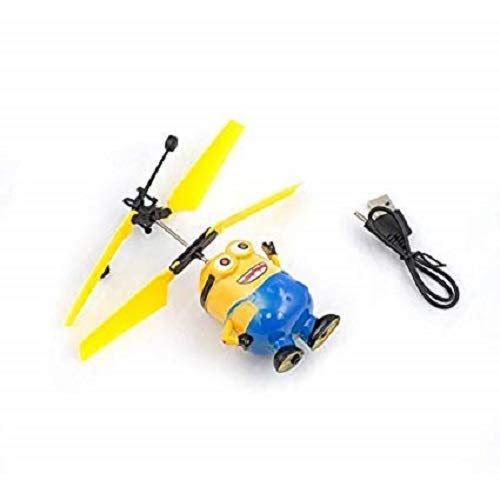 flying minion helicopter with hand sensor