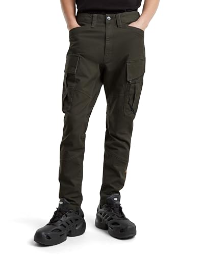 G-Star RAW Mens Zip Pocket 3D Skinny Cargohose 2.0 Pants, Grau (Asfalt D24307-D504-995), 30W x 34L