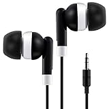 Purhood Earbuds in-Ear Wired Earphones Noise Cancelling Headphones, White DTIEC01