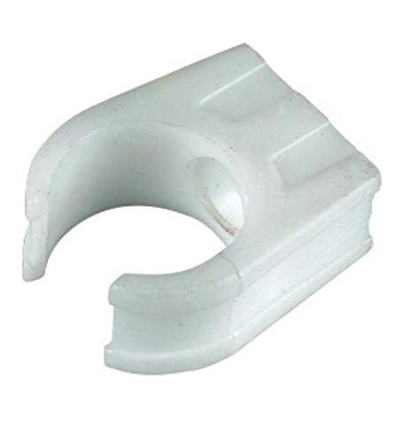 FLOPLAST Overflow Pipe Clip 21.5mm White - Bag of 5
