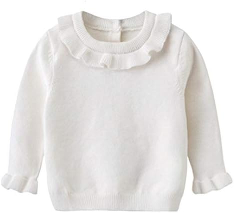 ベビー服 女の子 秋 子供服 ニットカーディガン セーター トップス シンプル 可愛い襟 長袖 無地 かわい お誕生日 クリスマスプレゼント