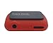 Silicone Skin Case Cover for SanDisk Clip Sport MP3 Player (Model SDMX24), Red/Orange