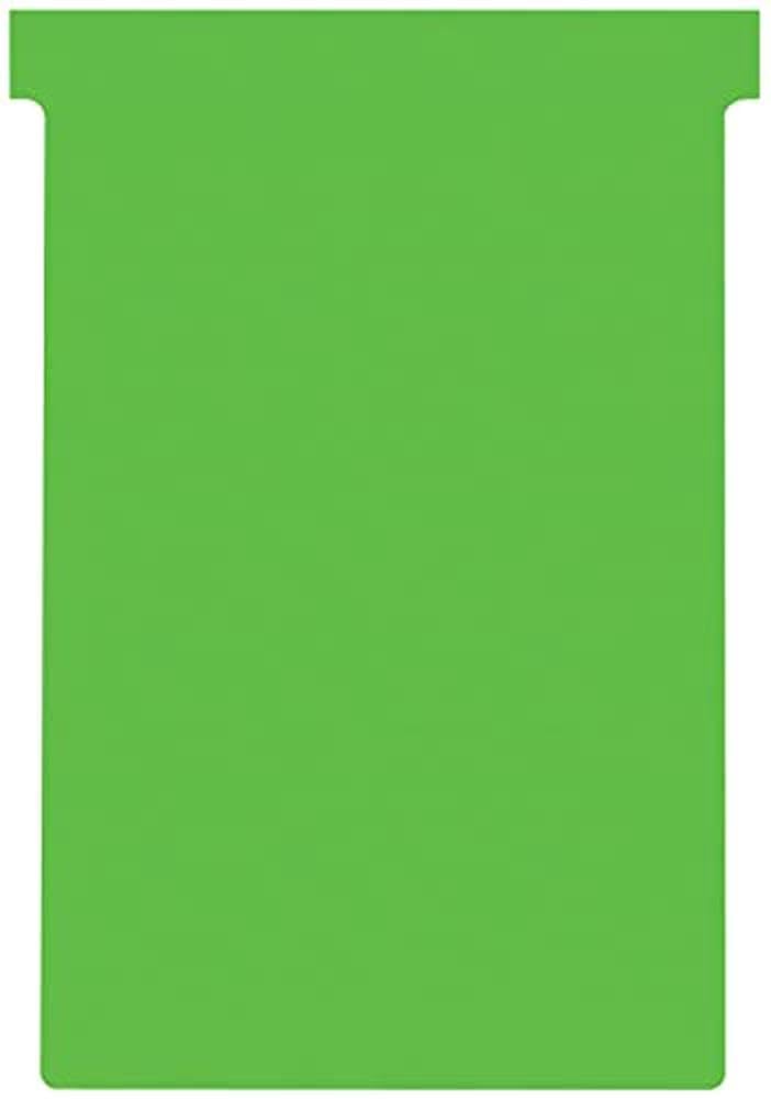 Nobo Card Board Accessory T-Cards, Size 1.5, Pack of 100 Index 4 Green โ image 1