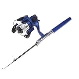 Docooler® Mini Aluminum Pocket Pen Fishing Rod Pole + Reel