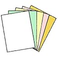 100 Sets of 5 Part NCR Carbonless Paper, Letter Size 01942 (8-1/2" x 11") 500 Sheets, Reverse Collated
