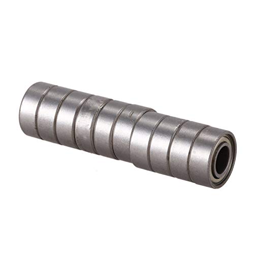 SODIAL 10 piezas rodamientos de bolas radiales profundos en miniatura de 6mm x 13mm x 5mm 686Z