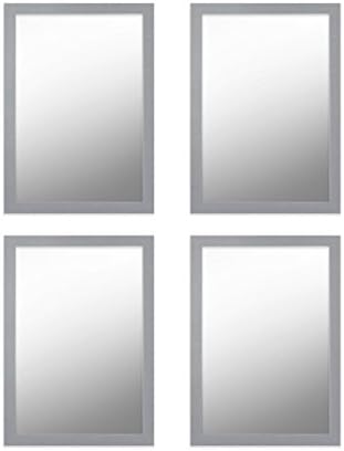 EDGEWOOD Parkwood set of 4pcs 5x7inch mirror frame Gray